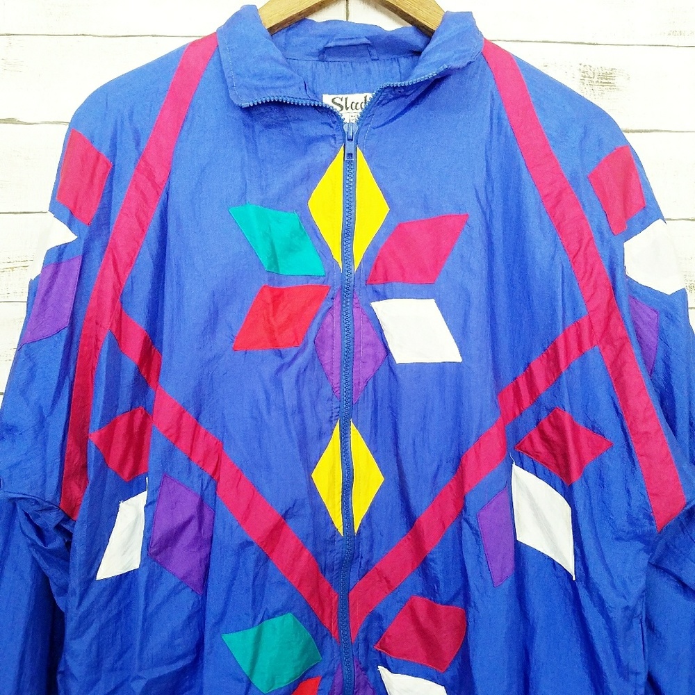 Vintage | Kaleidoscope Windbreaker - Picture 3 of 7